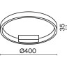 Потолочный светильник MAYTONI RIM MOD058CL-L25WK